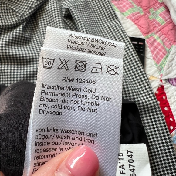 Venus Houndstooth Long Sleeve Dress 8 - Picture 12 of 12